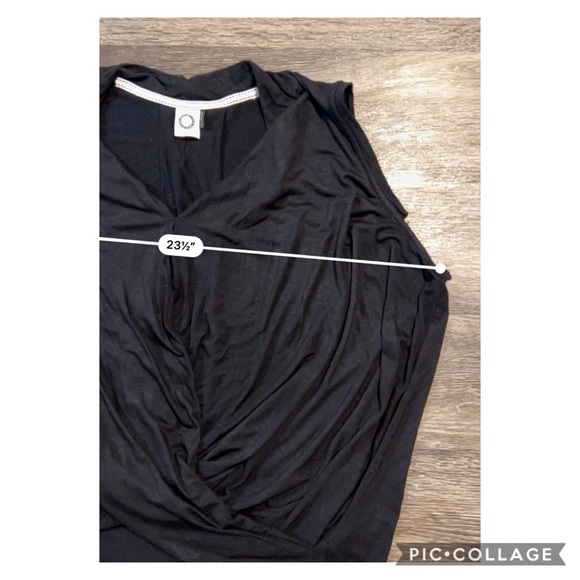 Anthropologie (Akemi + Kin Draped Crossfront Top L - Picture 4 of 11